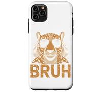 Bruh Cheetah T-Shirt Meme Graphic Tee Hommes Garçons Animal Coque pour iPhone 11 Pro Max