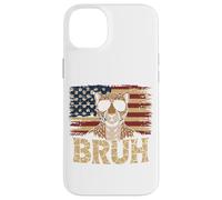 Bruh Cheetah T-Shirt Meme Graphic Tee Hommes Garçons Animal Coque pour iPhone 14 Plus