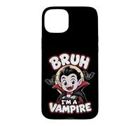 Bruh Costume de Vampire Mignon à Petit Budget pour Halloween Coque pour iPhone 15 Plus