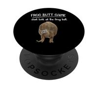 Bruh Dont Look At My Frog Butt Game Meme PopSockets PopGrip Adhésif