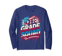 Bruh Drapeau américain pour Enseignant Little Miss 5ème année Manche Longue