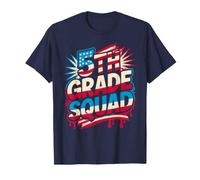 Bruh Drapeau américain pour Enseignant Little Miss 5ème année T-Shirt