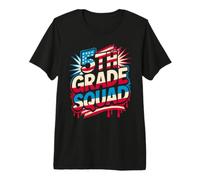 Bruh Drapeau américain pour Enseignant Little Miss 5ème année T-Shirt Haut de Gamme
