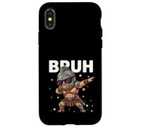 Bruh Drôle Dabbing Gladiator Kids Boys Roman Lover Coque pour iPhone X/XS