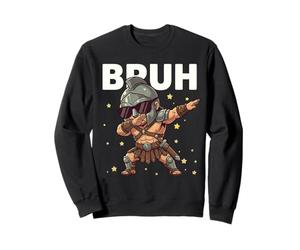 Bruh Drôle Dabbing Gladiator Kids Boys Roman Lover Sweatshirt