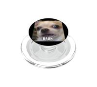 Bruh Drôle Surpris Chihuahua Visage Flou Chien Meme PopSockets PopGrip pour MagSafe