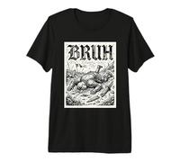 Bruh Fallen Knight Humour médiéval Renaissance Fair T-Shirt Haut de Gamme