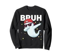 Bruh Fantôme drôle pour Enfants garçons Halloween Lover Sweatshirt