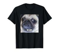 Bruh Funny Carlin Visage Flou Meme Mignon T-Shirt Graphique avec Valeur