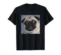 Bruh Funny Carlin Visage Flou Meme Mignon T-Shirt Graphique avec Valeur