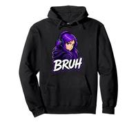 Bruh Girl Gamer Casque de Jeu vidéo Manette de Jeu Amusante Sweat à Capuche