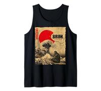 Bruh Great Wave Kanagawa Vintage Japanese Surf Bigfoot Débardeur