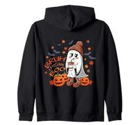Bruh I Mean Boo Ghost Citrouille Chauve-Souris Trick and Treat Halloween Sweat à Capuche