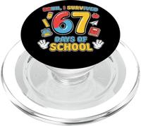 Bruh I Survived 67 Days of School Funny Kids Boys Girls PopSockets PopGrip pour MagSafe