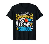 Bruh I Survived 67 Days of School Six Seven Meme Teacher T-Shirt