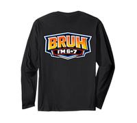 Bruh I'm 6+7 13e Anniversaire pour garçons 67 Meme Six Seven 13 Bday Manche Longue