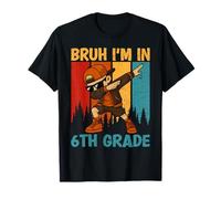 Bruh I'm in 6th Grade Sixième année Dabbing Boy Student T-Shirt