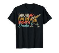 Bruh I'm in Huitith Grade Dabbing Boy First Day of School T-Shirt