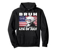 Bruh It's 4th of July 2024 George Washington Bruh Sweat à Capuche