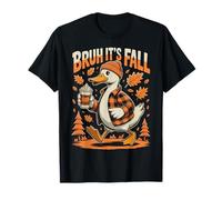 Bruh Its Fall Silly Goose Duck Hunting Pumpkin Spice Autumn T-Shirt
