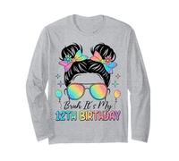 Bruh It's My 12th Birthday Girl 12ème Anniversaire 12 Ans Manche Longue