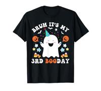Bruh It's My 3rd Boo Day - Fantôme d'Halloween amusant pour anniversaire d'enfant T-Shirt