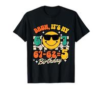 Bruh It's My 67-62 = 5e Anniversaire Math Blague Math Boy Kid 5 Ans T-Shirt