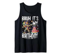 Bruh It's My Birthday Brick Builder Master Builder Débardeur