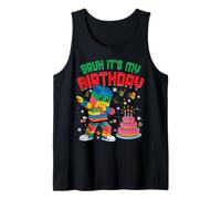 Bruh It's My Birthday Christmas Builder Brique de Construction Débardeur