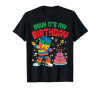 Bruh It's My Birthday Christmas Builder Brique de Construction T-Shirt