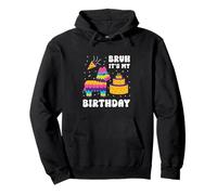 Bruh It's My Birthday Jolie piñata Lama drôle Sweat à Capuche