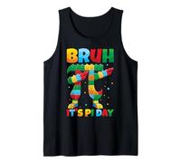 Bruh It's Pi Day Symbole Pi Briques Pi Blocks Master Builder Débardeur