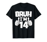 Bruh, J'Ai 14 Ans, C'est drôle, quatorzième Anniversaire, garçon, 14e Anniversaire T-Shirt