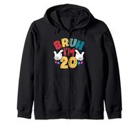Bruh, J'Ai 20 Ans, Cadeaux pour garçons et Filles, C'est Mon 20e Anniversaire Sweat à Capuche