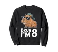 Bruh, J'Ai 8 Ans, Capybara Sweatshirt