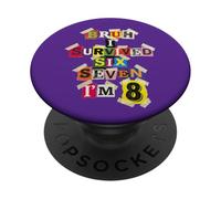 Bruh, J'Ai survécu à Six Sept, J'Ai 8 Ans, Demande de rançon PopSockets PopGrip Adhésif