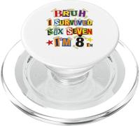 Bruh, J'Ai survécu à Six Sept, J'Ai 8 Ans, Demande de rançon PopSockets PopGrip pour MagSafe