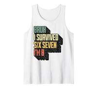 Bruh J'Ai survécu à Six Sept J'Ai 8 Huit Ans Vintage Débardeur