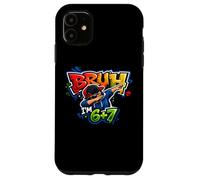 Bruh, Je suis 6+7 13e Anniversaire pour garçons 67 Meme Six Seven 13 Dabbing Coque pour iPhone 11