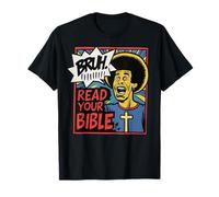 Bruh Meme Lisez Votre Bible Dieu Funny Jesus Christian Believer T-Shirt