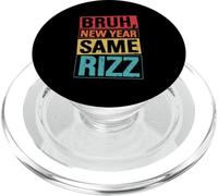 Bruh, Nouvelle ANNÉE MÊME RIZZ Retour à l'école des garçons PopSockets PopGrip pour MagSafe