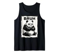 Bruh Panda Funny Grumpy Panda Bear Men Women Kids Teens Débardeur