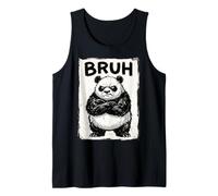 Bruh Panda Funny Grumpy Panda Bear Men Women Kids Teens Débardeur