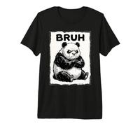 Bruh Panda Funny Grumpy Panda Bear Men Women Kids Teens T-Shirt Haut de Gamme