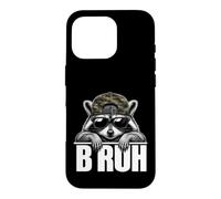 Bruh Raccoon Trash Racoon Camo Hat Youth Teens Kids Slang Coque pour iPhone 16 Pro