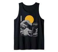 Bruh. The Great Wave Kanagawa Japanese Surf Bigfoot Débardeur