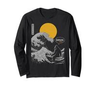 Bruh. The Great Wave Kanagawa Japanese Surf Bigfoot Manche Longue