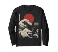 Bruh. The Great Wave Kanagawa Japanese Surf Bigfoot Manche Longue