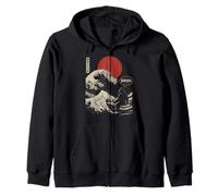 Bruh. The Great Wave Kanagawa Japanese Surf Bigfoot Sweat à Capuche