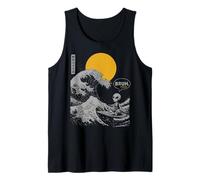 « Bruh. » The Great Wave Kanagawa Surf Japonais Alien Débardeur